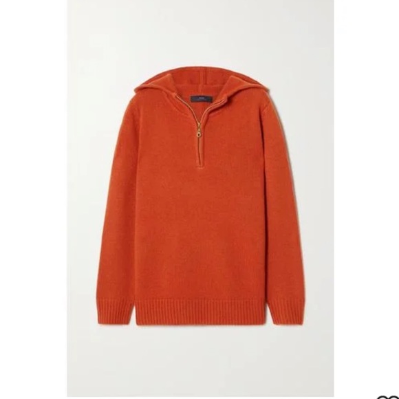 ARCH4 DELORES CHUNKY KNIT TERRACOTTA Cashmere Sweater - Picture 6 of 12